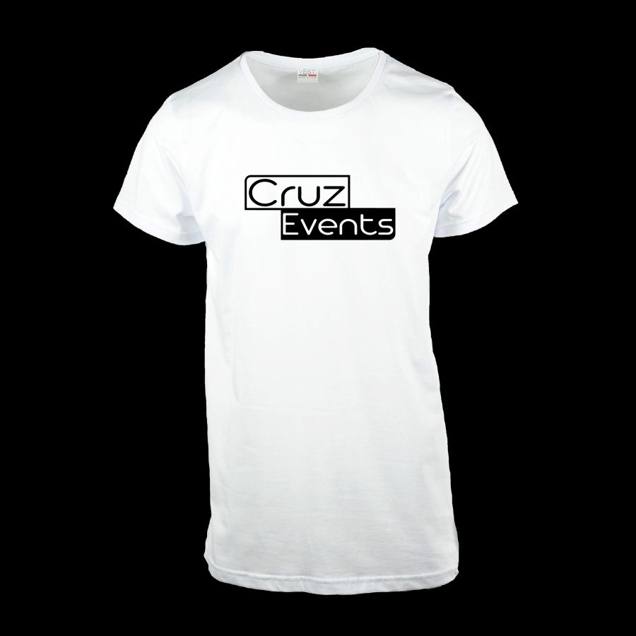 CRUZ EVENTS | T-SHIRT UOMO BIANCA